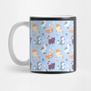 Kittens and Yarn Pattern Mug